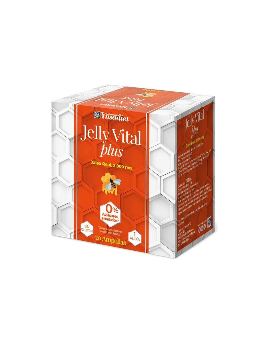 Jellyvital Plus 2000 Mg 20 ampollas Ynsadiet