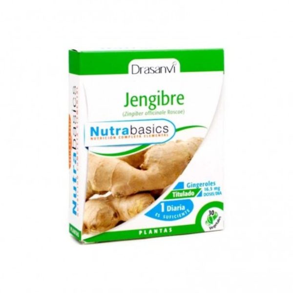 Ingwer 30 Kapseln Nutrabasics Drasanvi