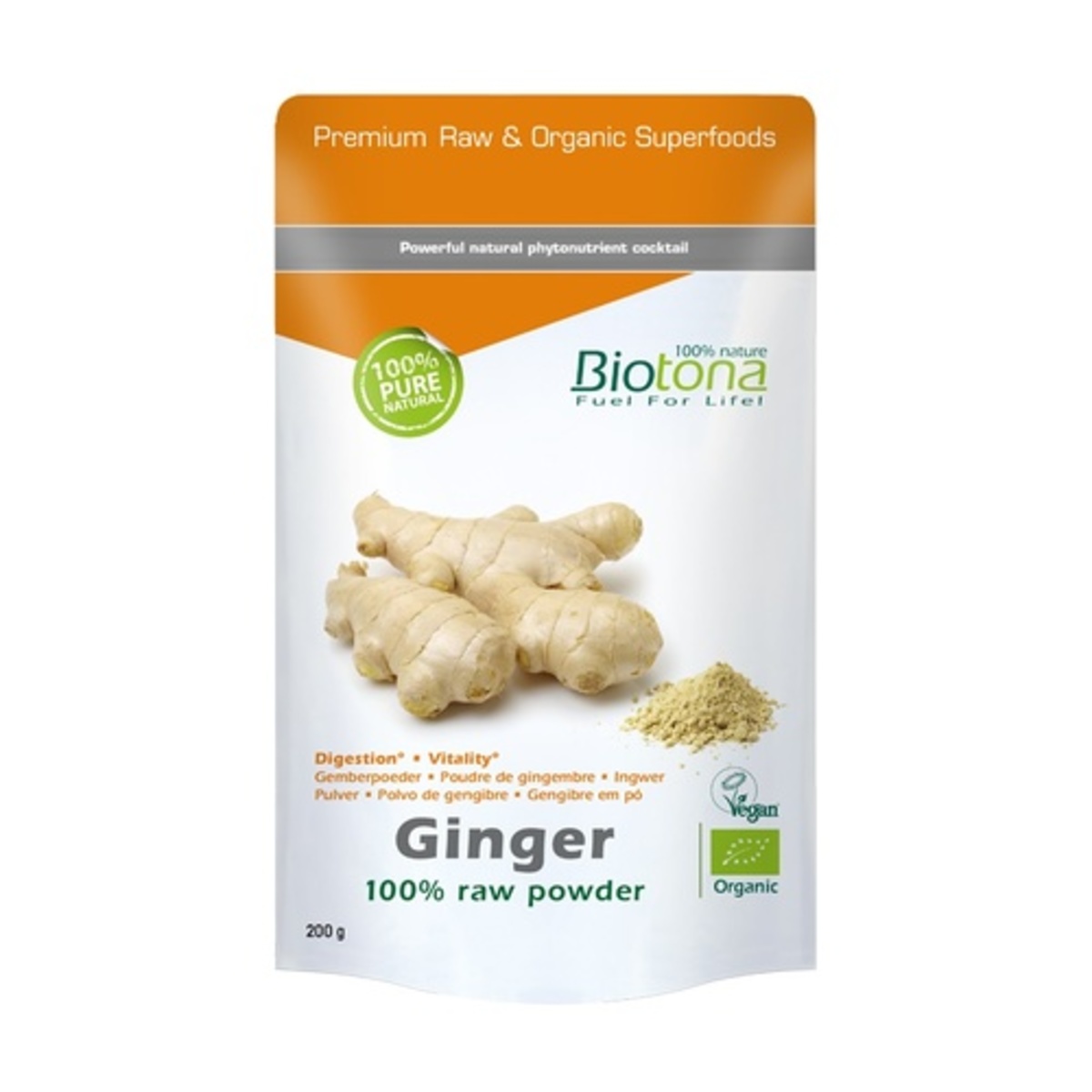 Jengibre en polvo – Biotona – 200g