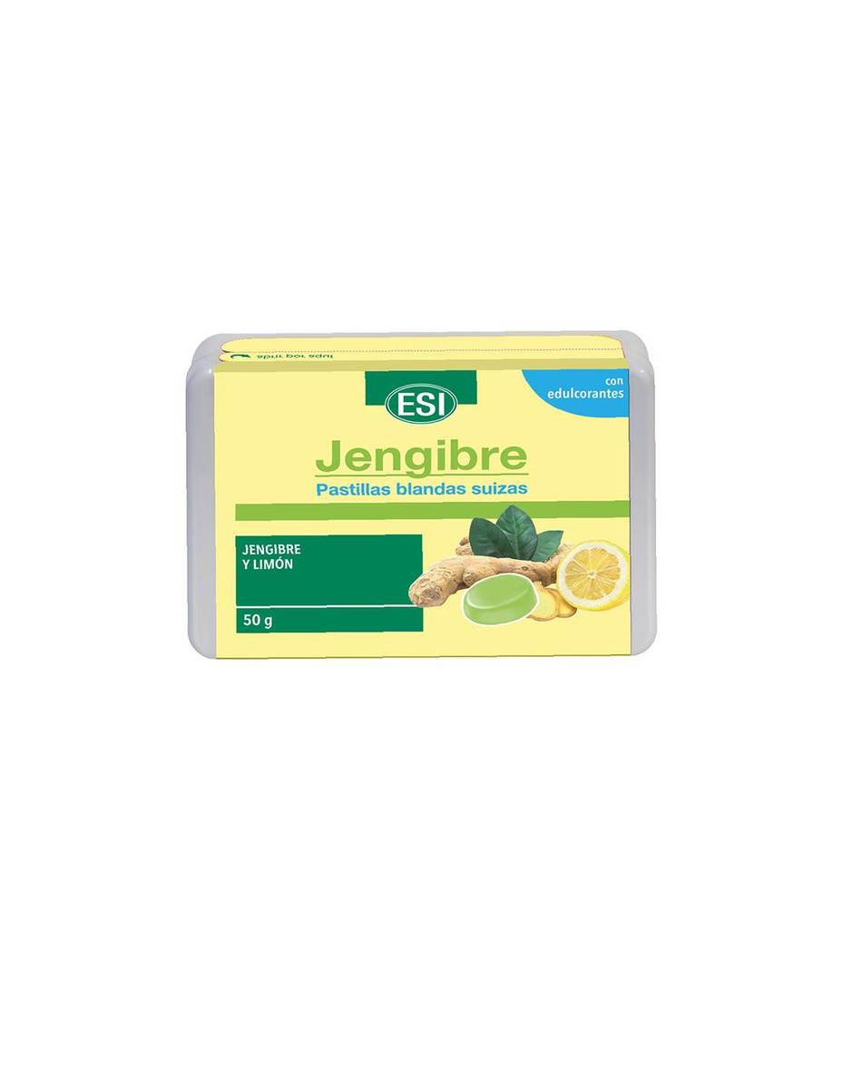Jengibre Limón 50 g Pastillas blandas suizas ESI