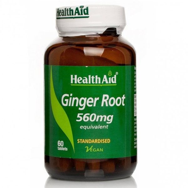 Ingwerwurzel (Ginger Root) 560 mg 60 Tabletten Health Aid