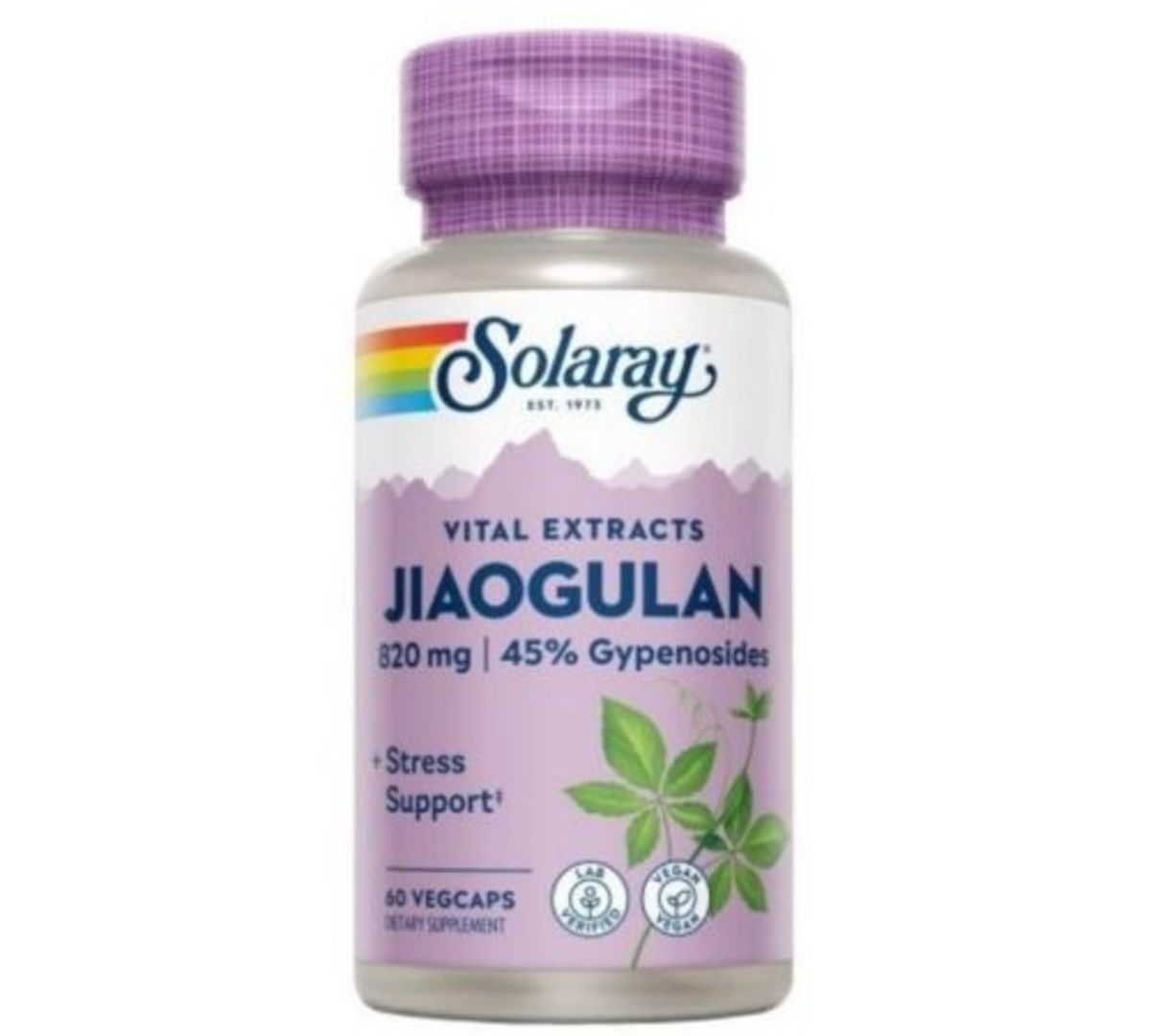 Jiaogulan 410 Mg 60 cápsulas solaray