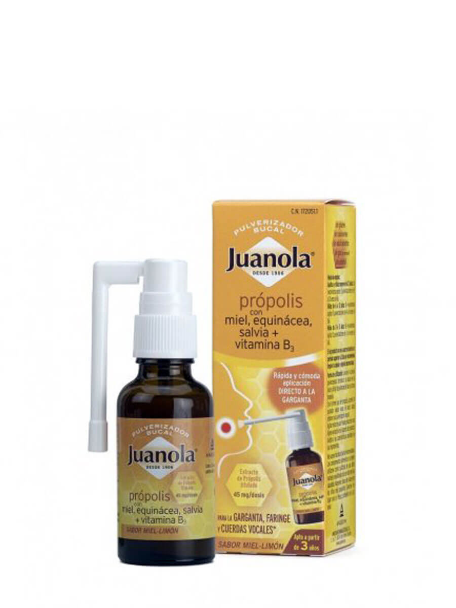 Juanola Própolis Pulverizador Bucal Sabor Miel-Limón 30 ml