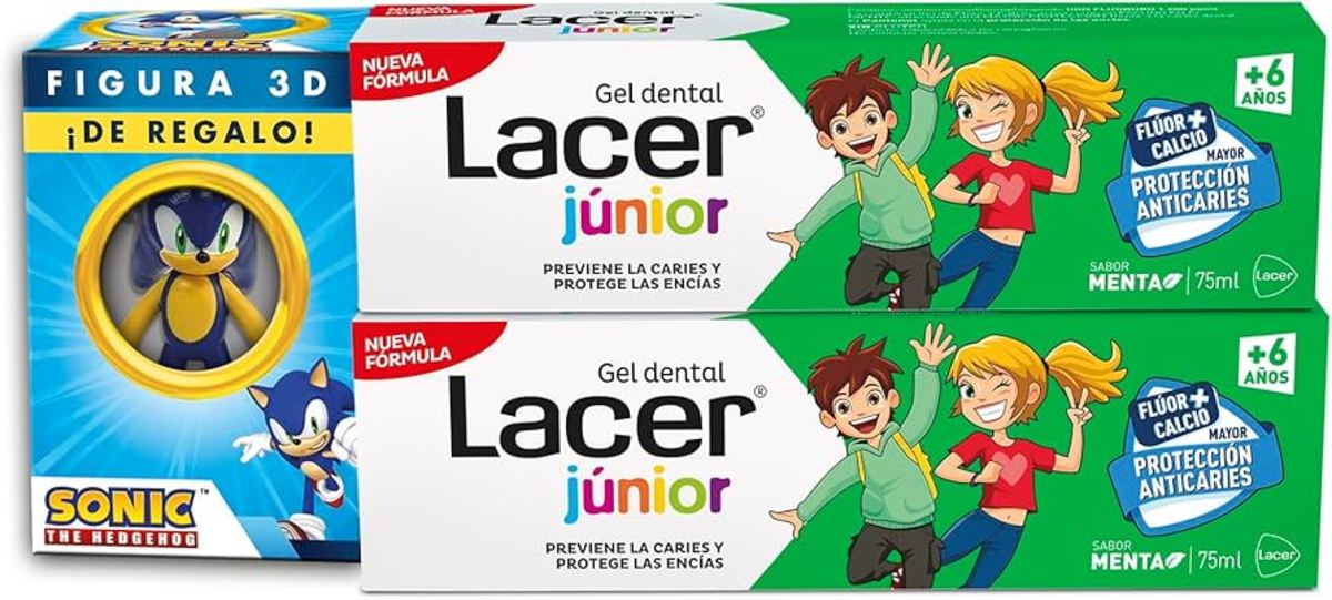 Junior Gel Dental Menta Duo + Regalo 2 x 2u – 75ml