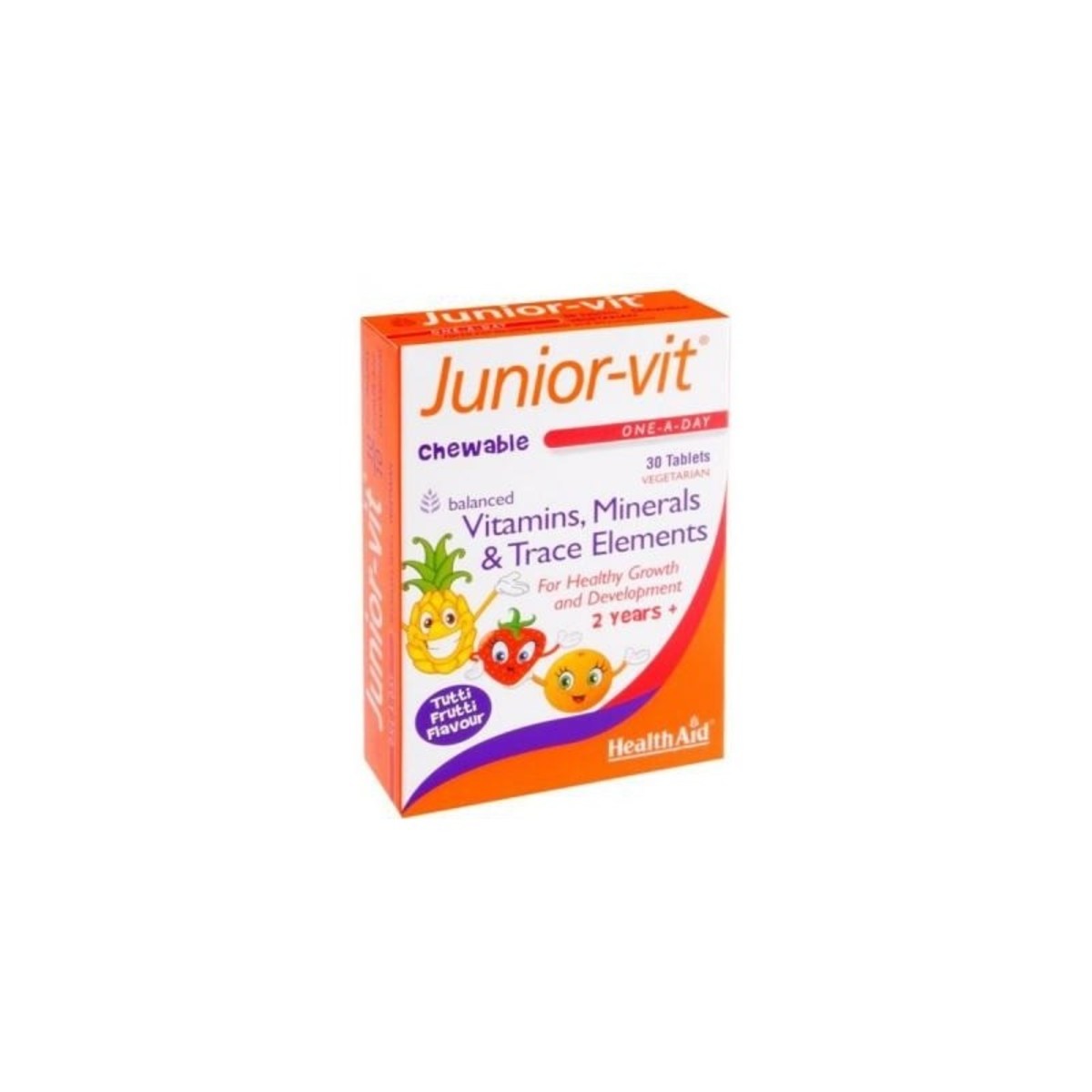 Junior-Vit 30 Comprimidos Masticables Health Aid