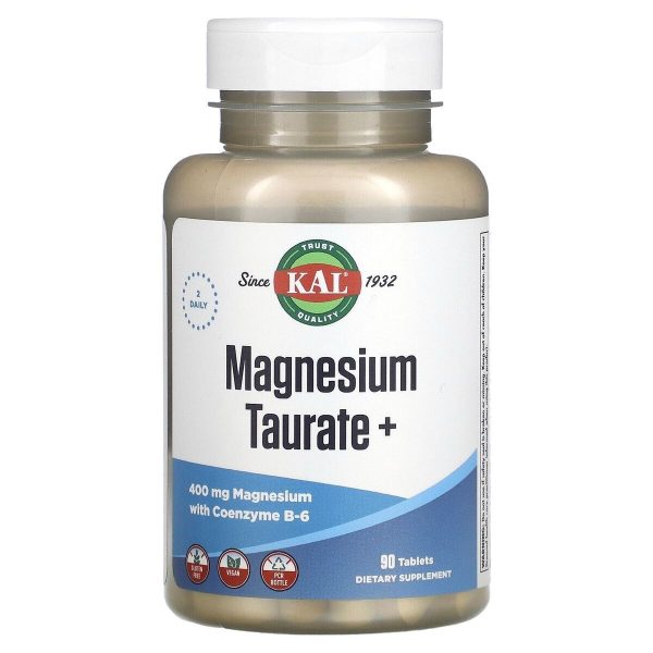 KAL Magnesium Taurate 400mg B6 90 comprimés