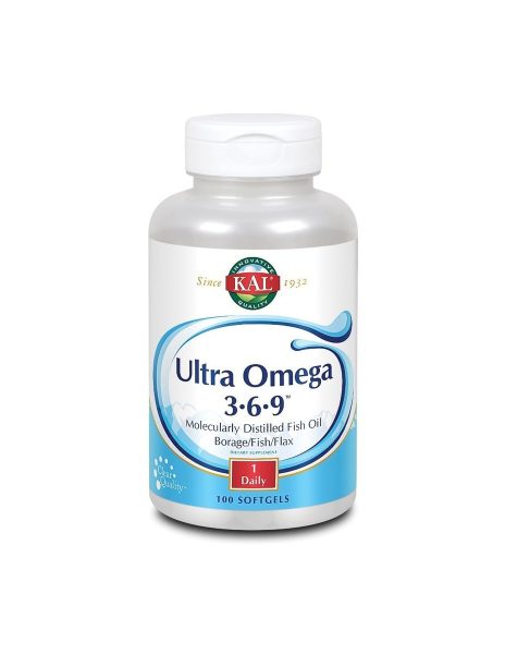 Kal Ultra Omega 3.6.9 100 Capsules