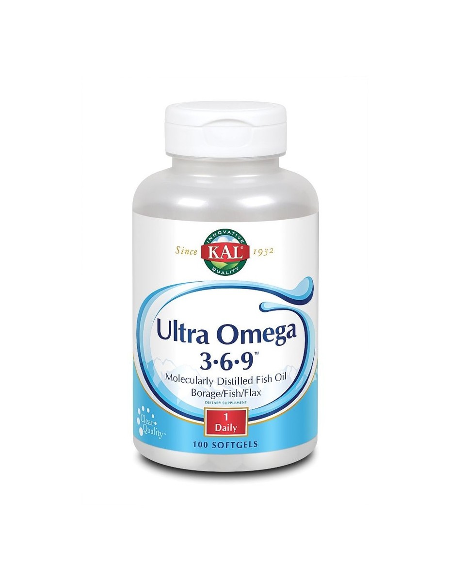 Kal Ultra Omega 3.6.9 100 Cápsulas