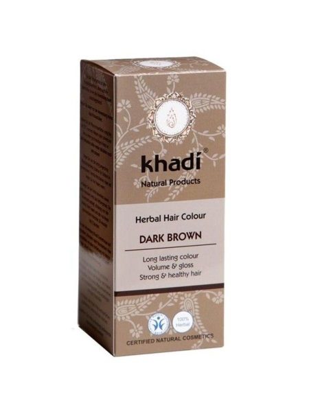 Khadi Henna Bio Marron foncé – 100g
