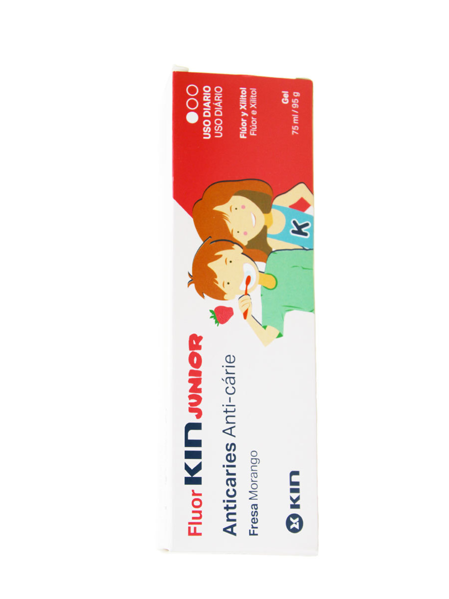 Kin Fluor Kin Junior Gel 75 ml Fresa