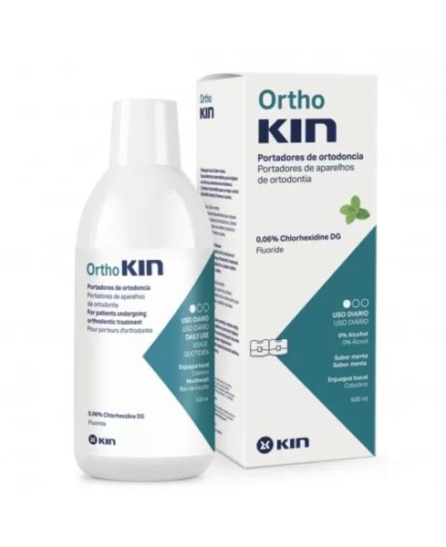 Kin OrthoKin Płyn do płukania jamy ustnej Mięta – 500ml