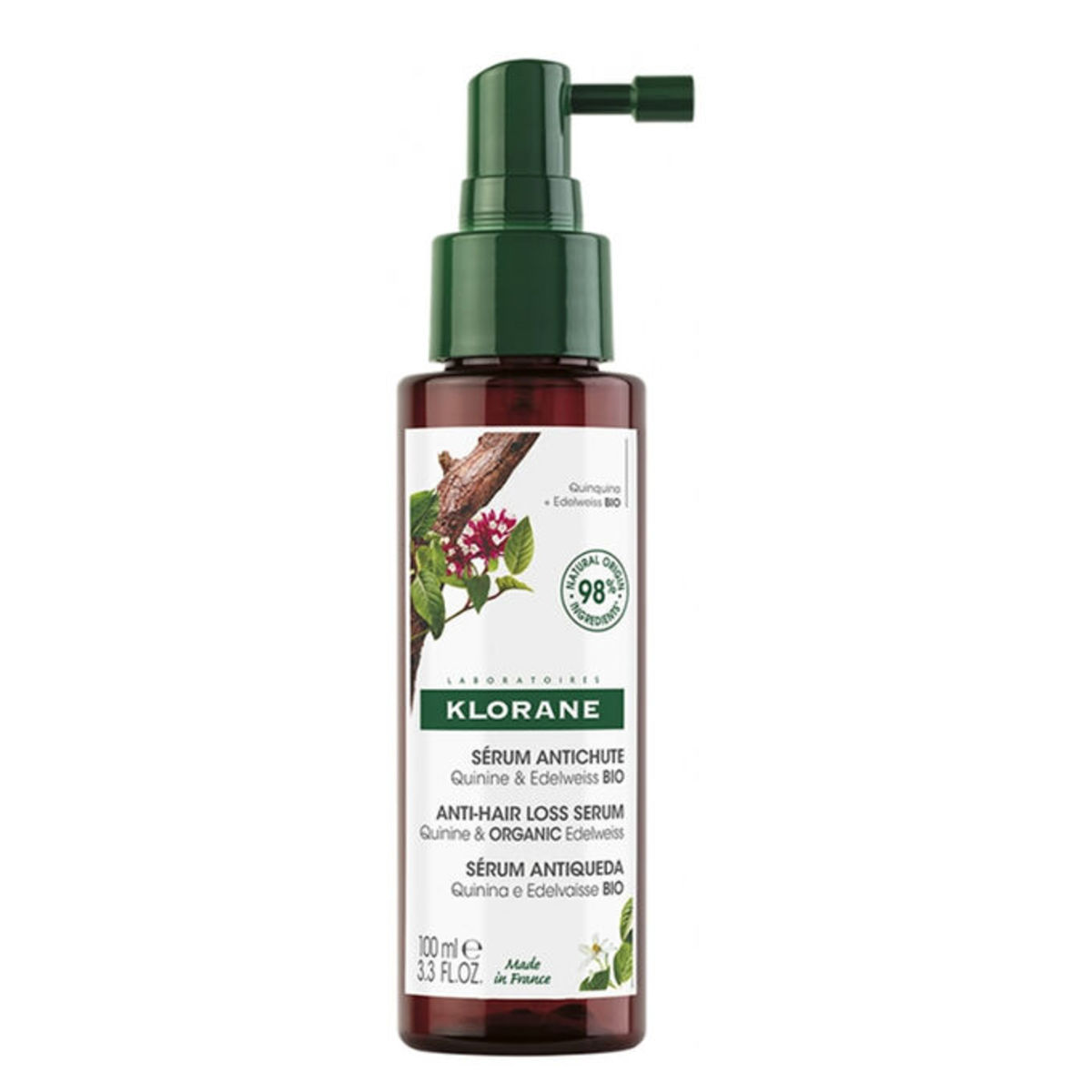 Klorane serum anticaída a la quinina y edelweiss 100ml