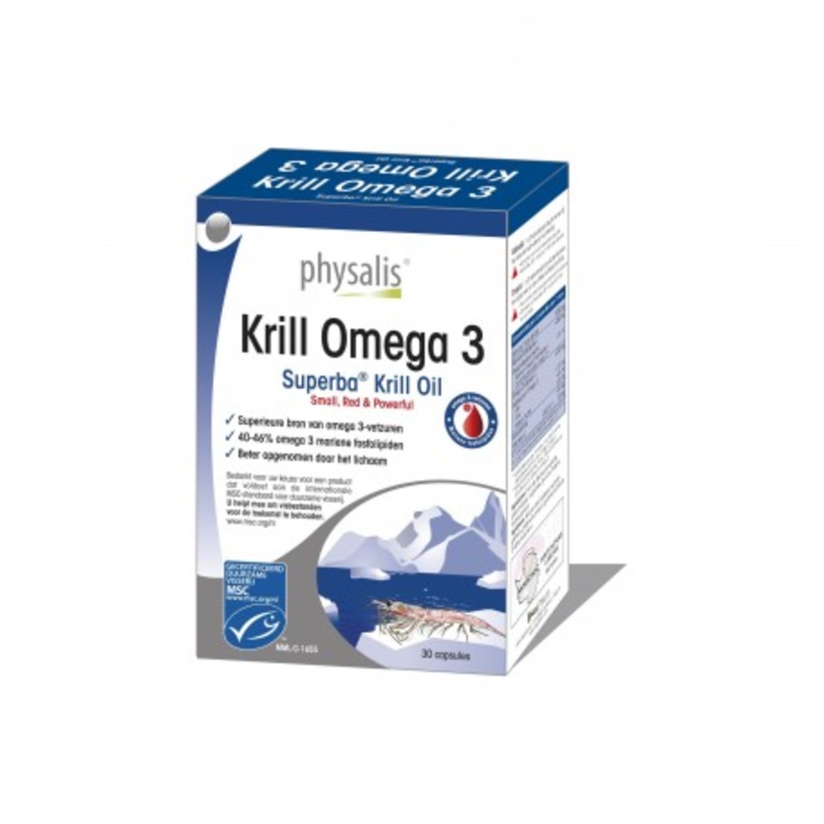 Krill Omega 3 30 Cápsulas Physalis