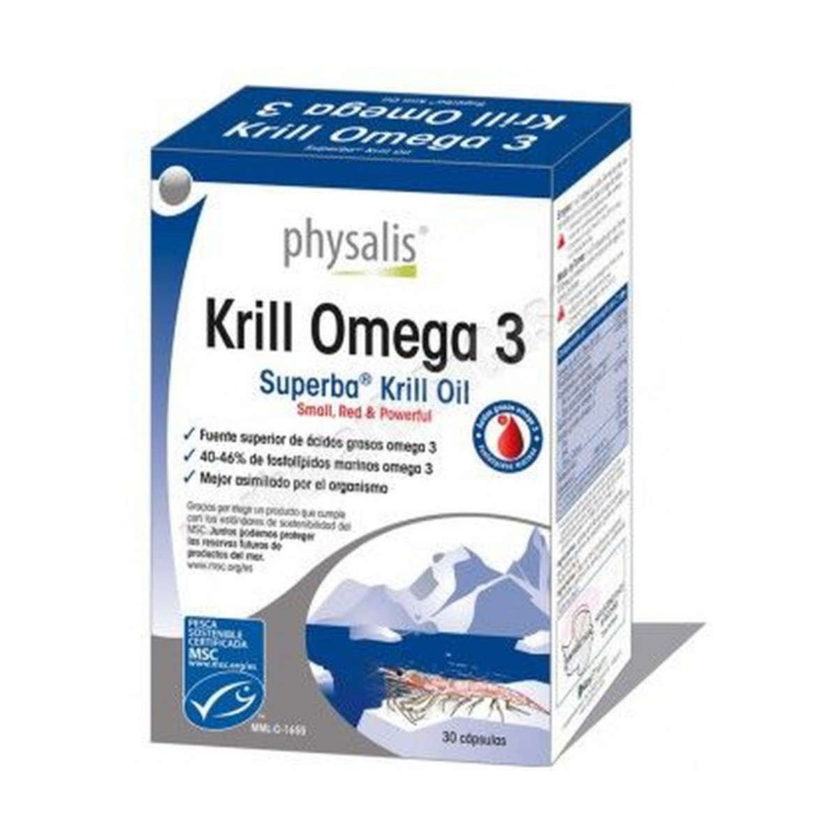 Krill Omega 3 60 Cápsulas Physalis