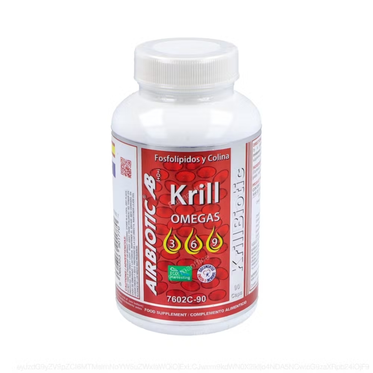 Krill Omegas 3,6 y 9. 90 cápsulas Airbiotic AB