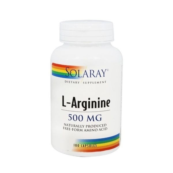 L-Arginina 500 mg 100 Capsule Solaray