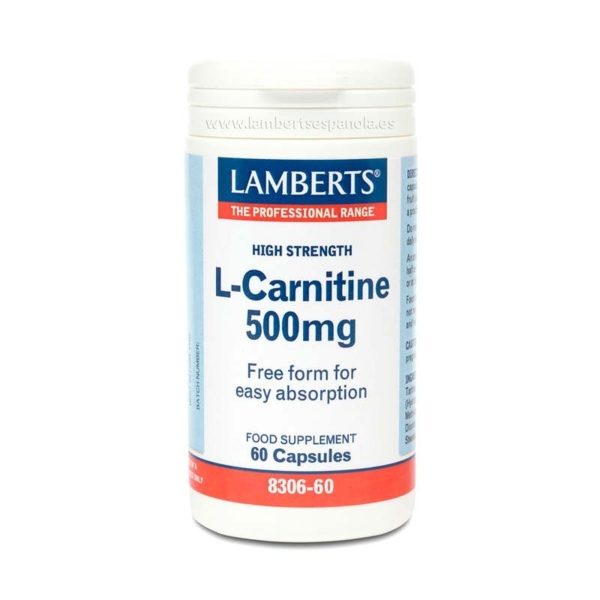 L-Carnitina 500 mg 60 Capsule Lamberts