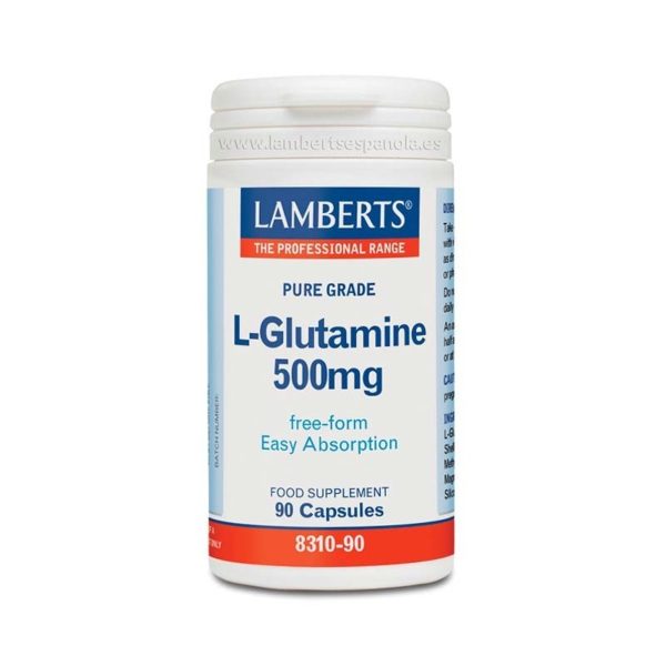 L-Glutamina 500 mg 90 capsule Lamberts