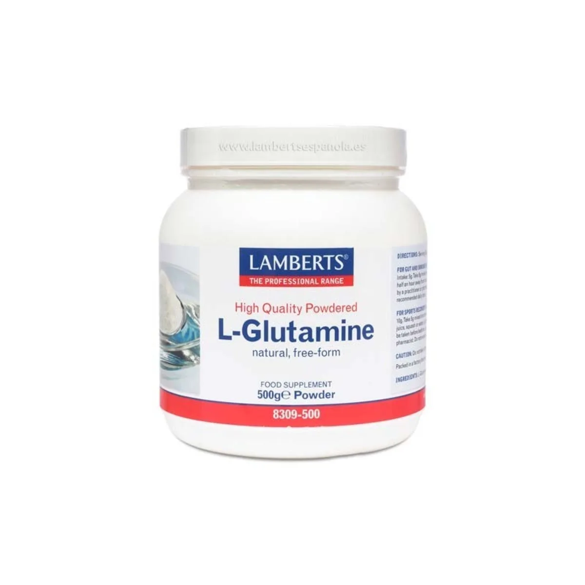 L-Glutamin pulver Lamberts – 500g