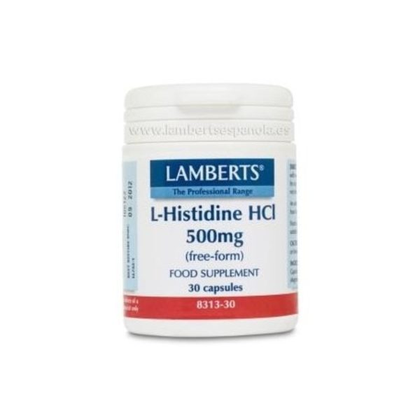 L-Histidina HCL 500 mg 30 capsule Lamberts