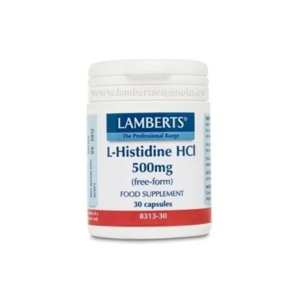 L-Histidin HCL 500 mg 30 Kapseln Lamberts