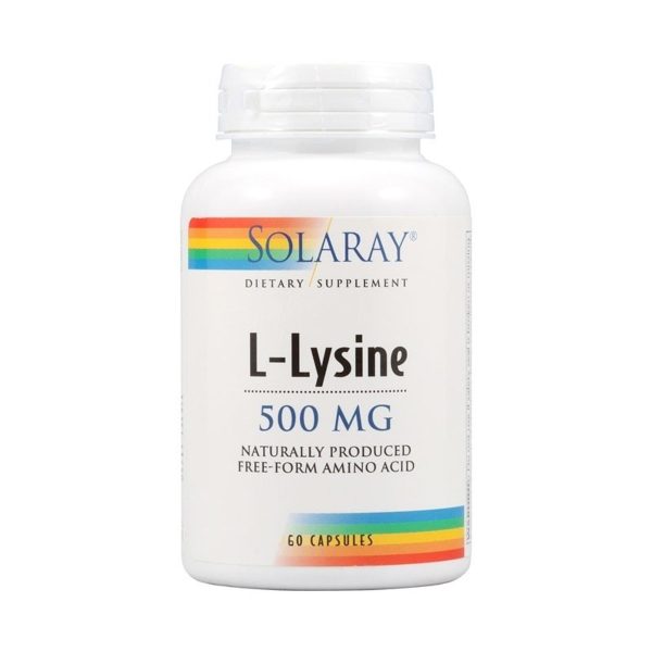 L-Lisina 500 mg 60 Capsule Solaray