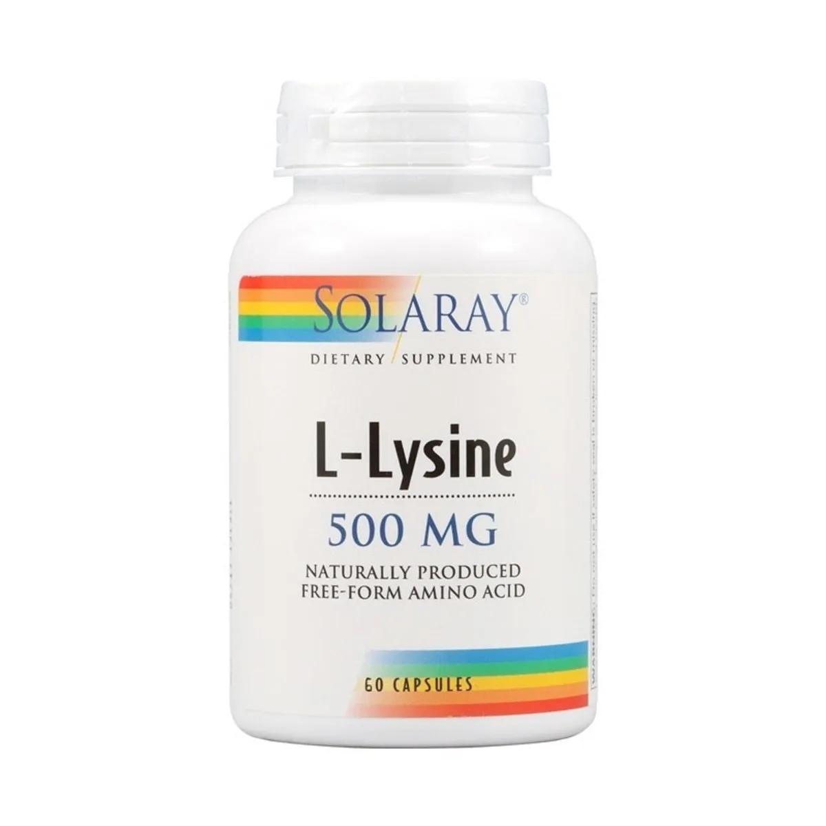 L-Lysine 500 mg 60 Capsules Solaray