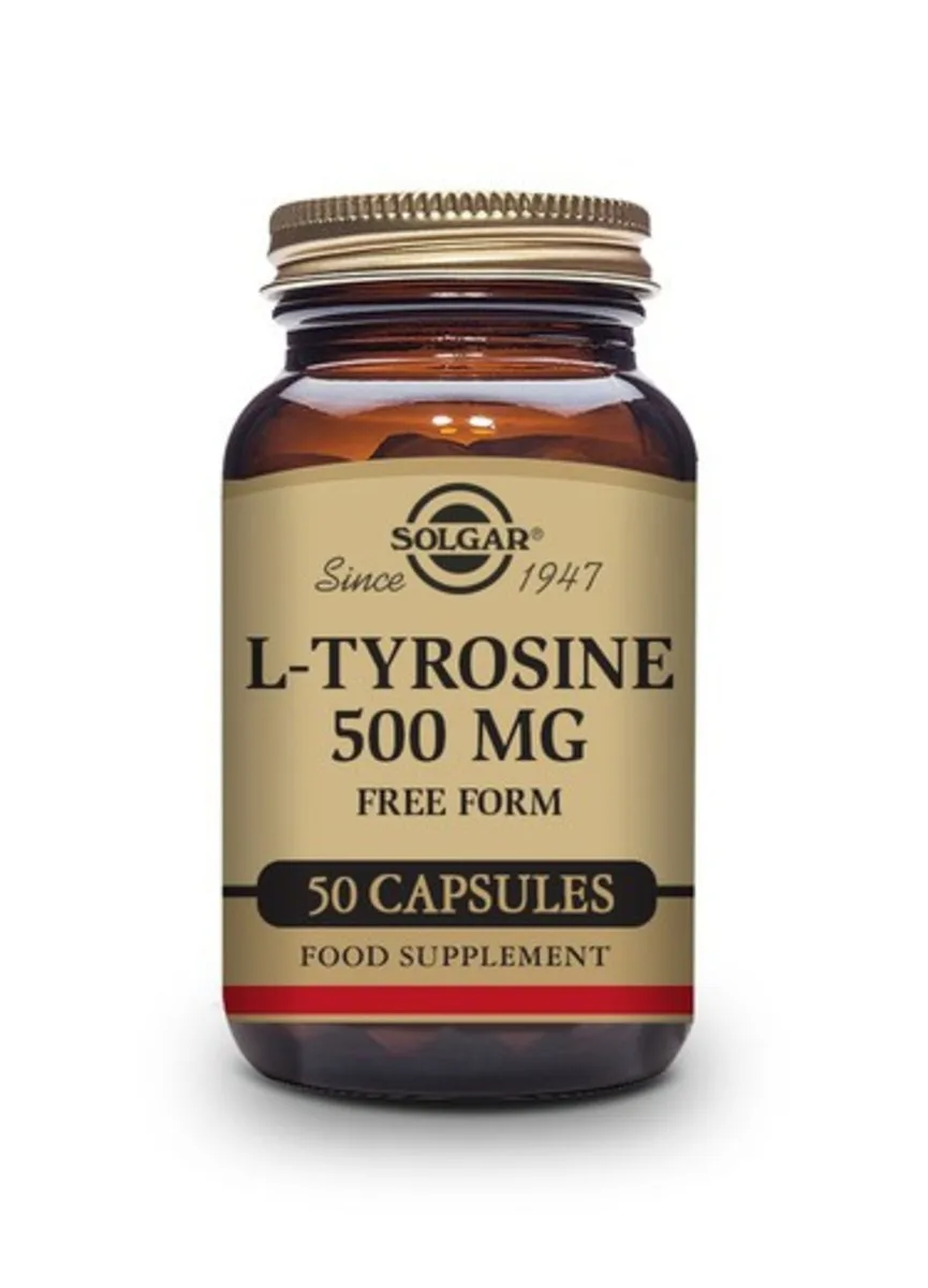 L-Tirosina 500 Mg 50 V Cápsulas Solgar