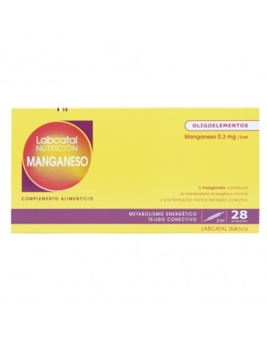 Labcatal 10 Manganeso 28 Ampollas