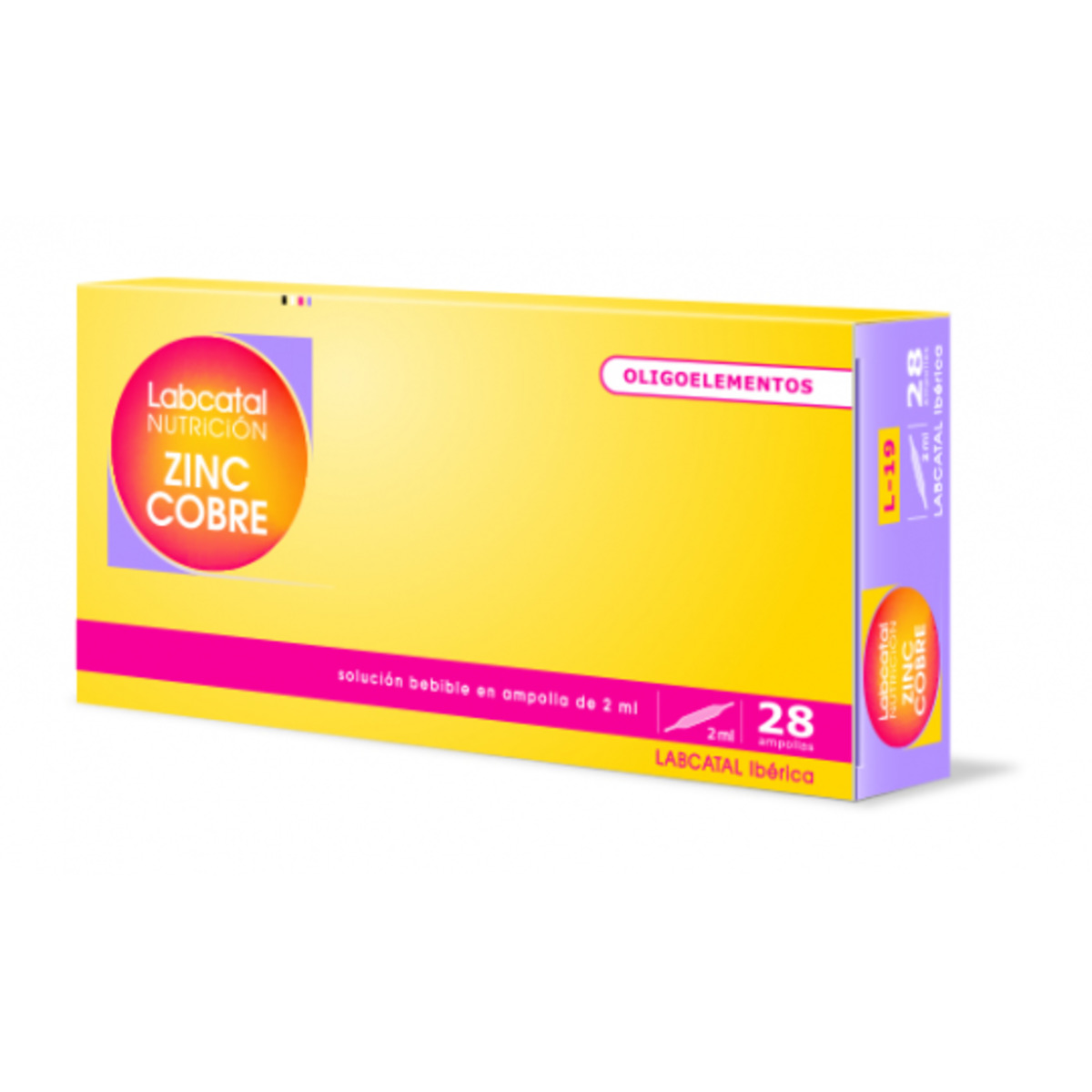 Labcatal 19 Zinc-Cobre 28 Ampollas