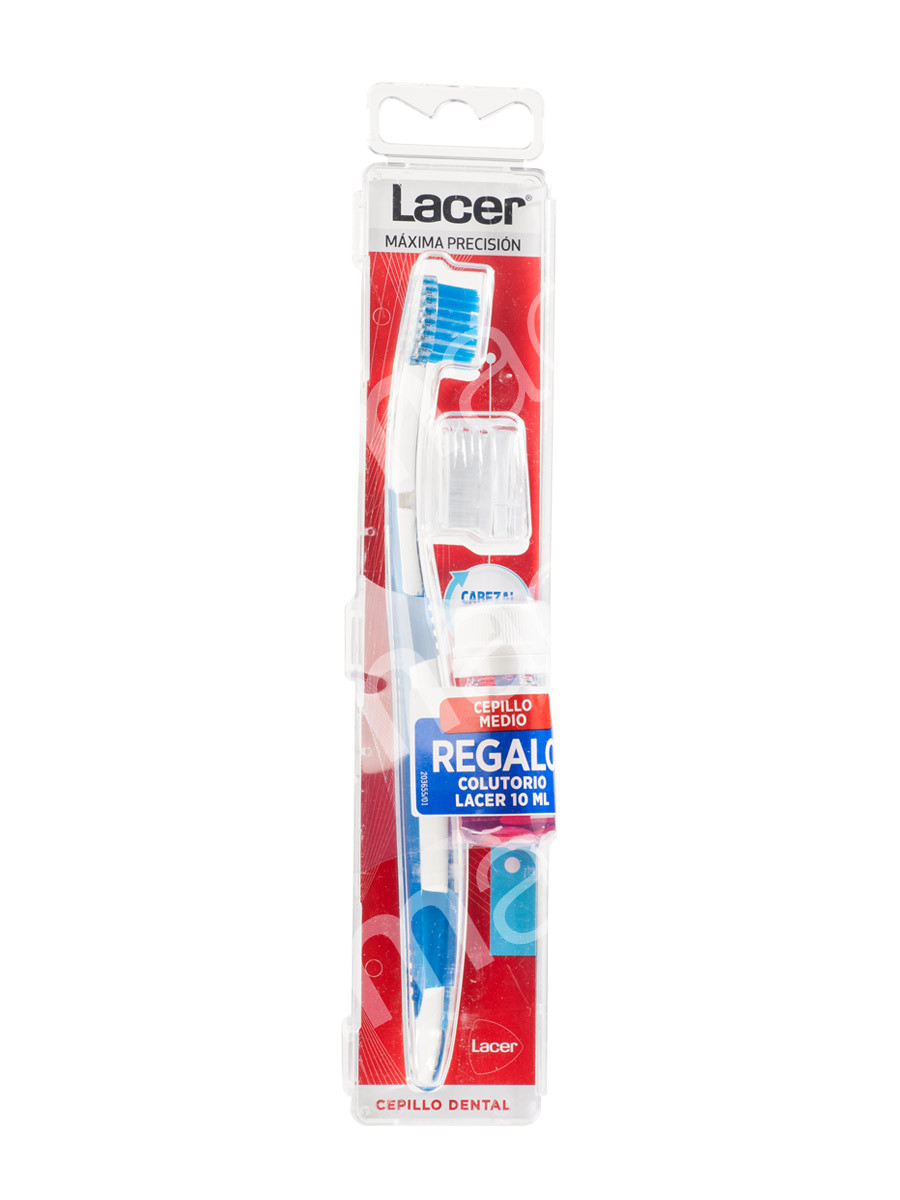 Lacer Cepillo Dental Adulto Cabezal Pequeño Medio