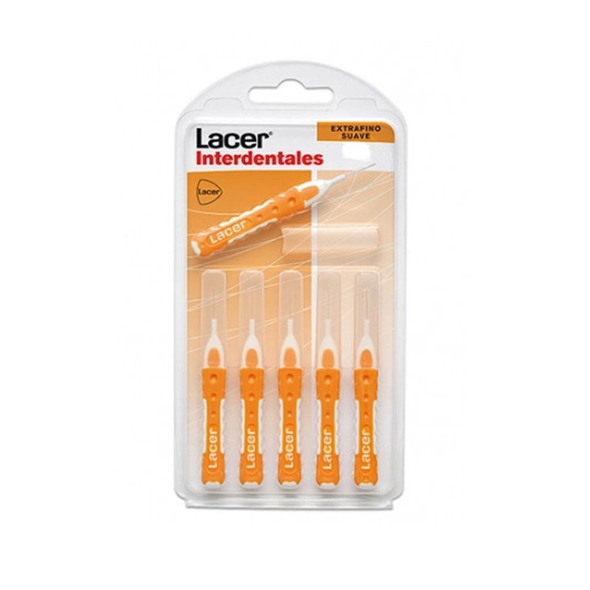 Lacer Escova Interdental Extra Suave 6 unidades Laranja