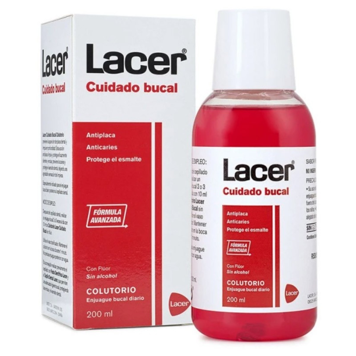 Lacer Gama Roja Colutorio sin Alcohol – 200ml