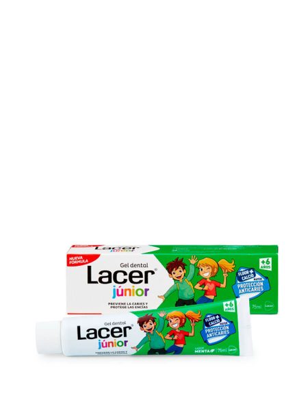 Lacer Gel Dental Junior Minze 75 ml