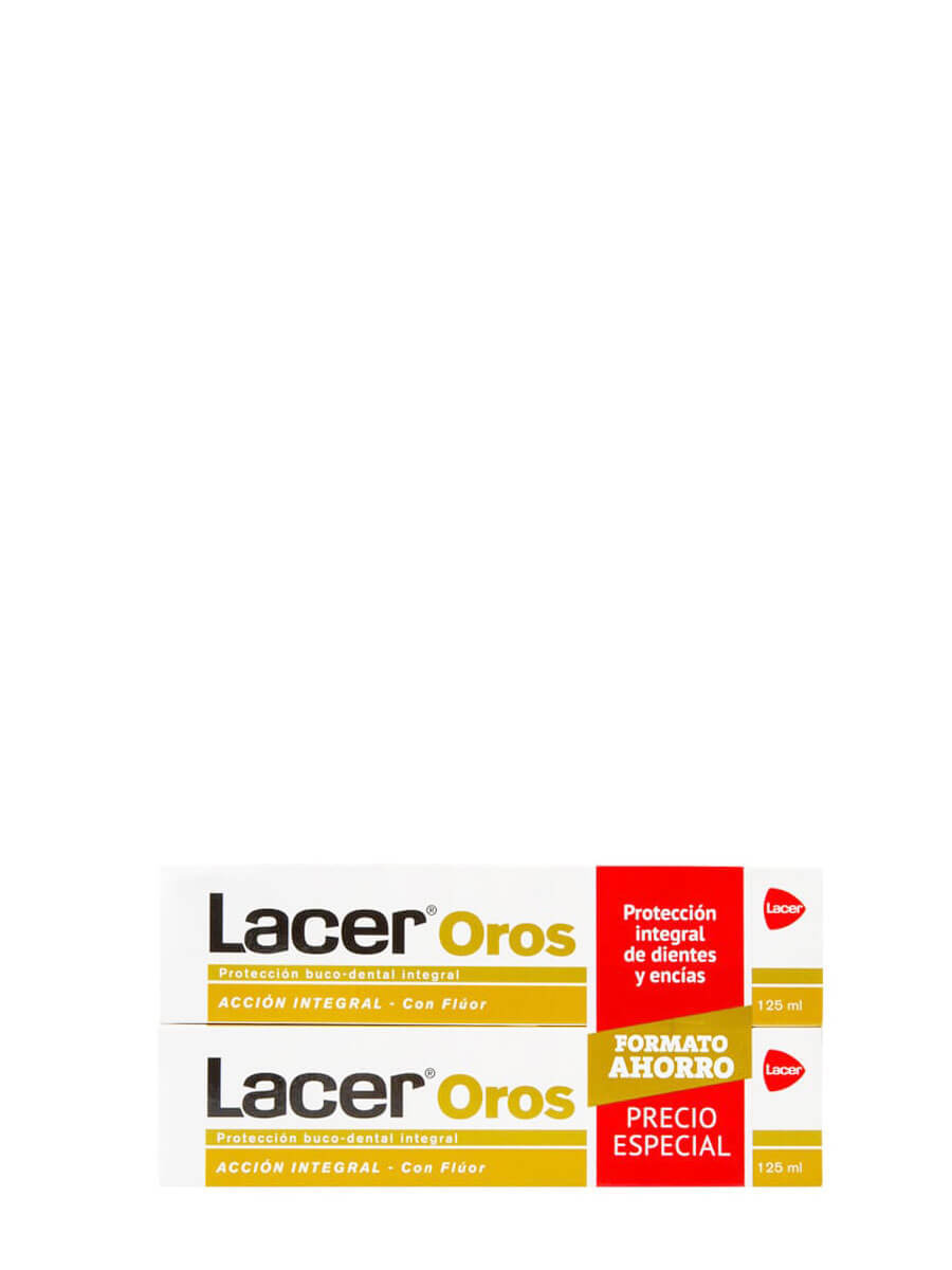 Lacer Oros Duplo Creme Dental 2X125 ml
