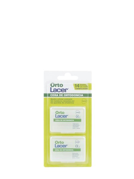 Lacer Ortolacer Zahnspangenwachs 2X7 Stangen