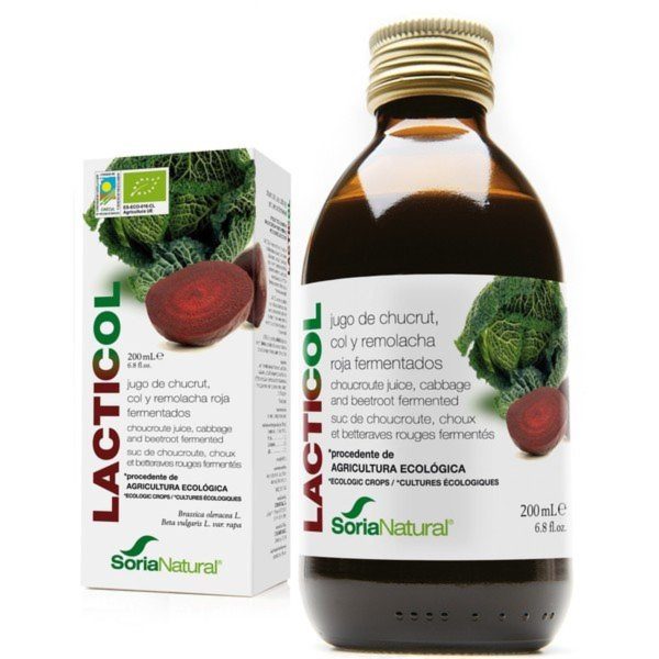 Lacticol Sauerkrautsaft Eco Soria Natural – 200ml