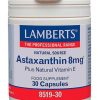 Lamberts Astaxantina 8 mg con Vitamina E naturale 30 capsule