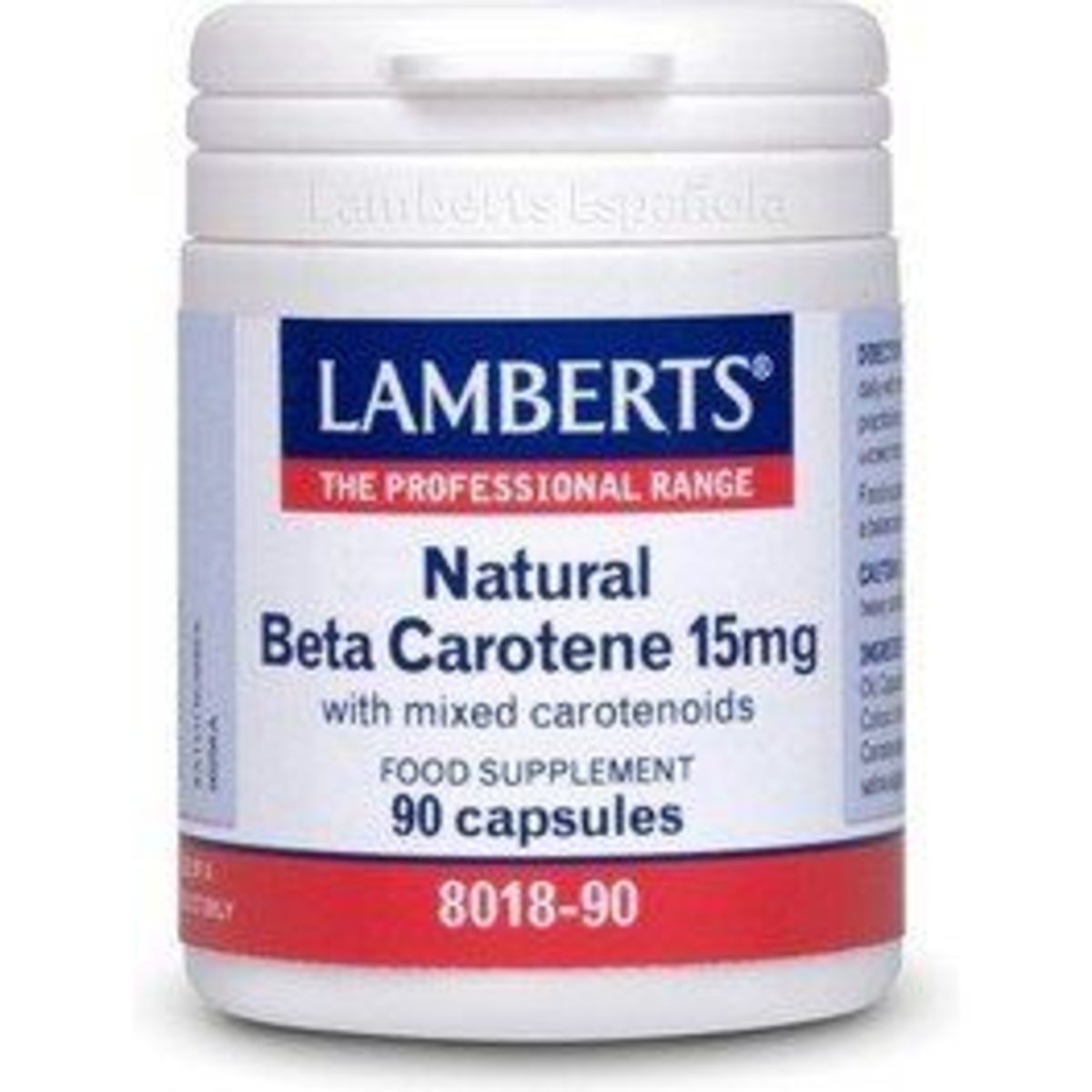 Lamberts Beta Caroteno Natural 90 cápsulas
