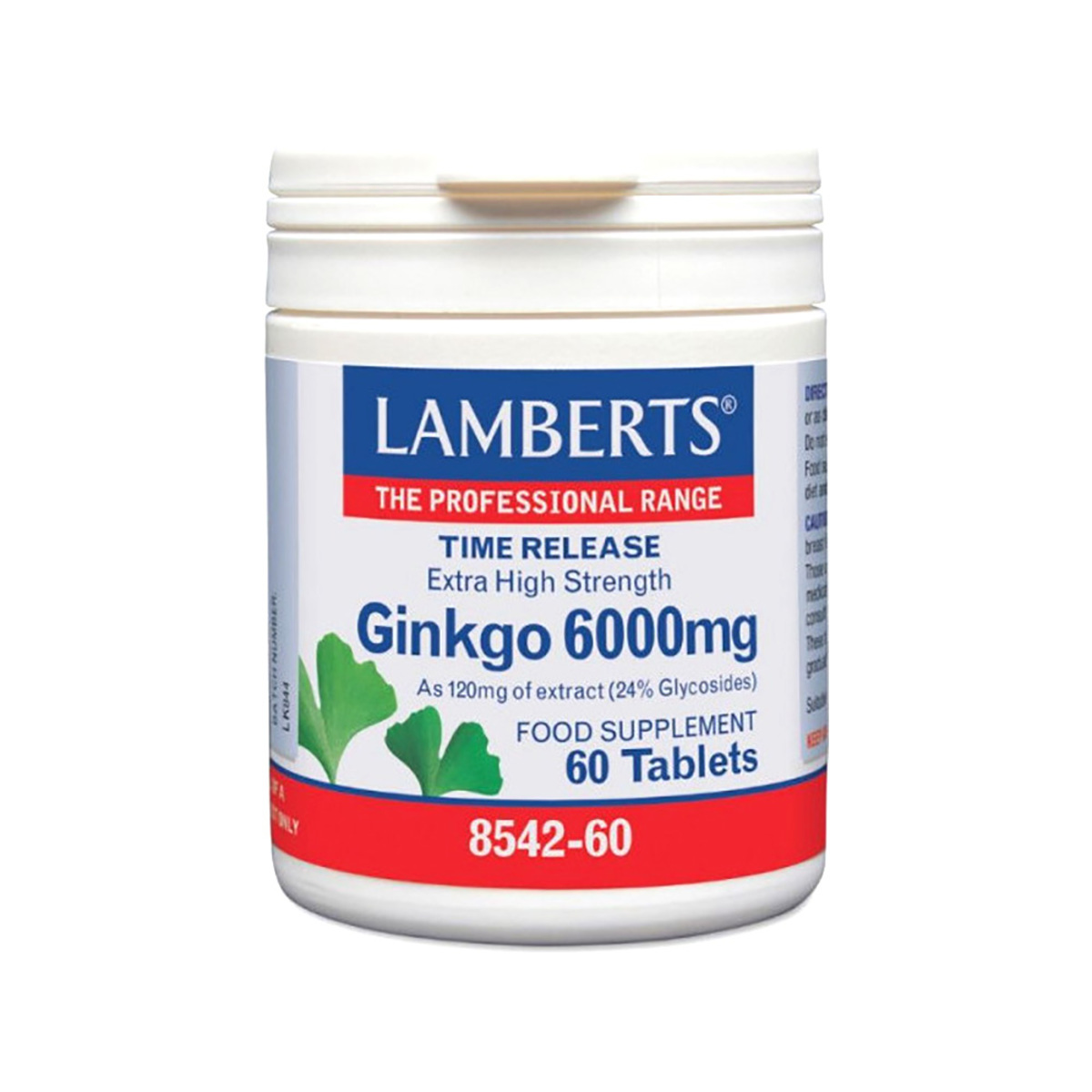 Lamberts Ginkgo Biloba 6000mg 60 tabletas
