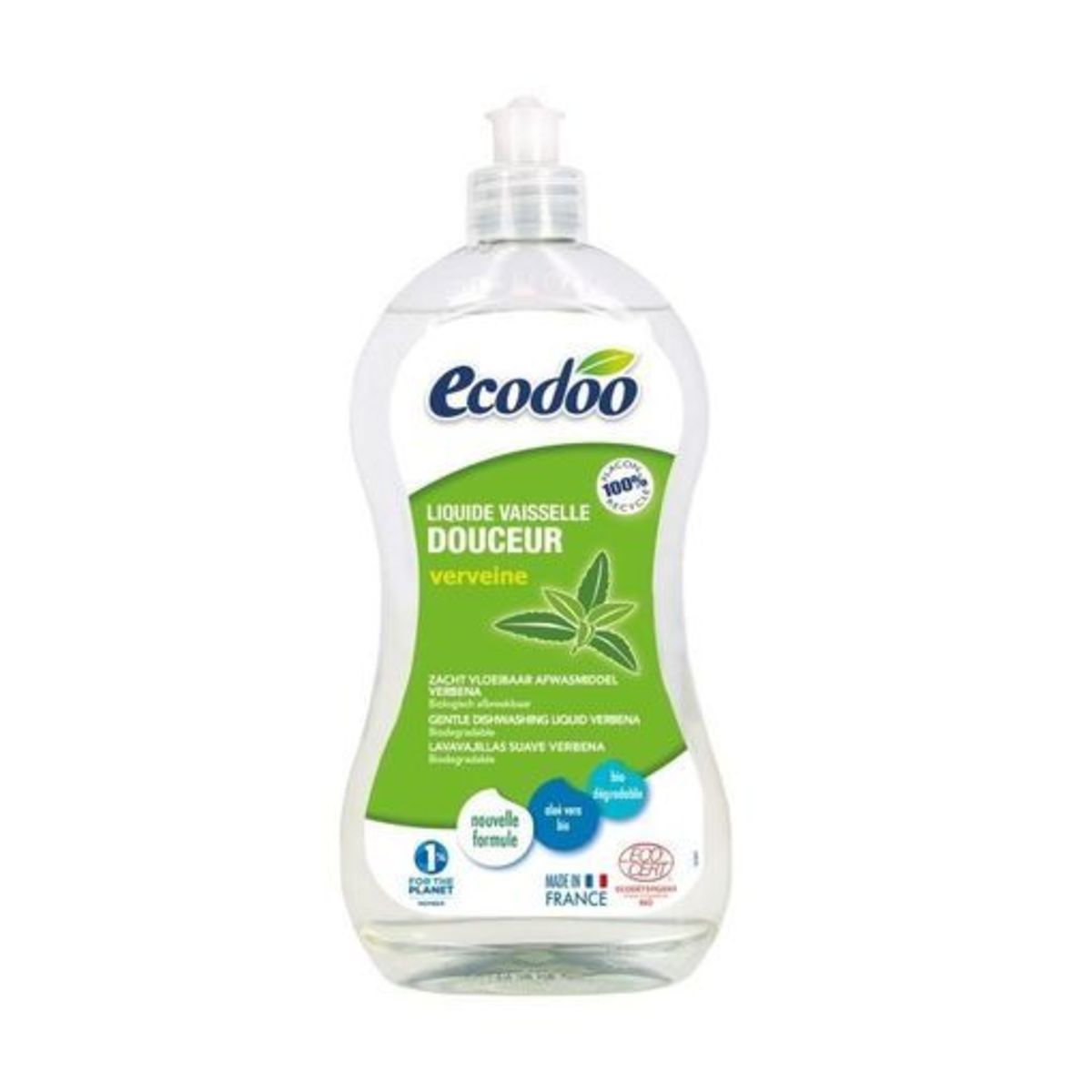 Lavavajillas suave aloe vera verbena Eco – Ecodoo – 500ml