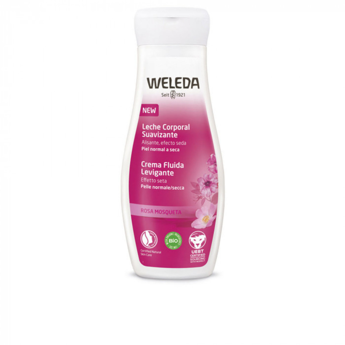 Leche Corporal Suavizante Rosa De Mosqueta Weleda Cosmetica – 200ml