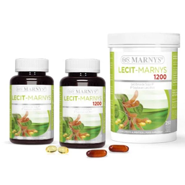 Lécithine de soja 500 mg 150 capsules Marnys