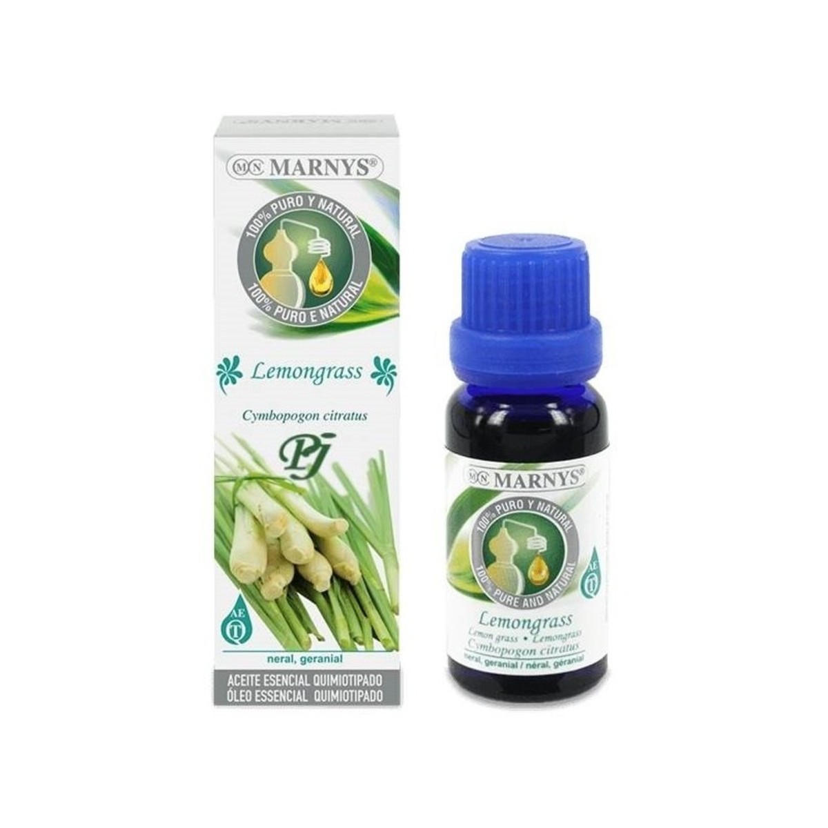 Lemongrass Aceite Esencial Alimentario Marnys – 15ml
