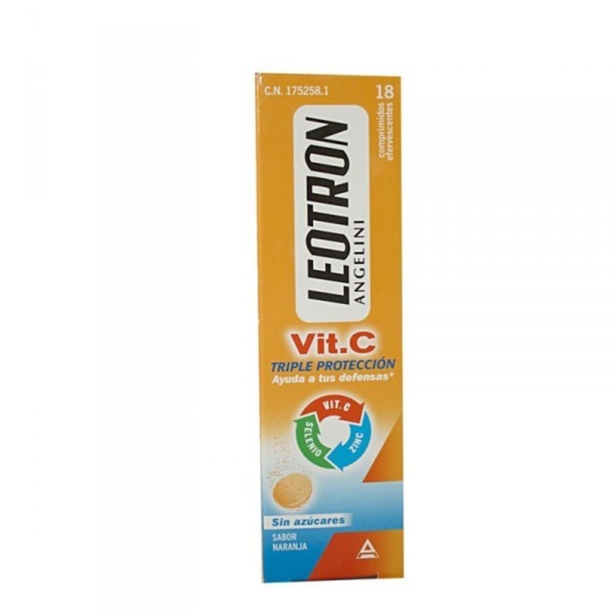 Leotron Vitamina C Comprimidos Efervescentes 18 Comprimidos Angelini