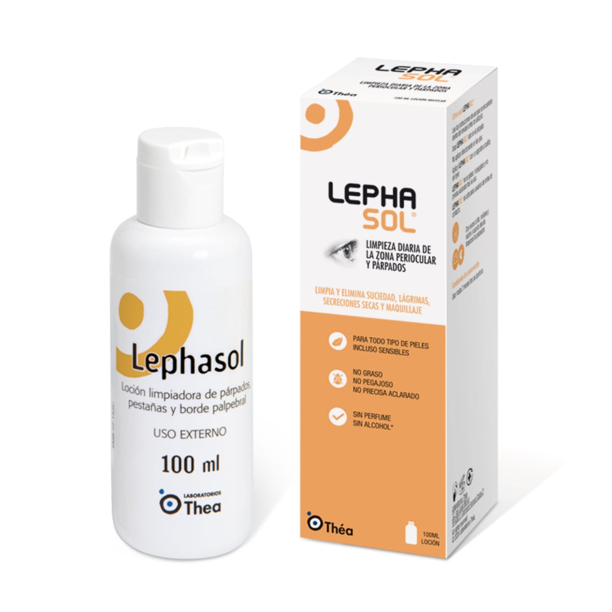 Lephasol Loción limpidadora párpados y pestañas – 100ml