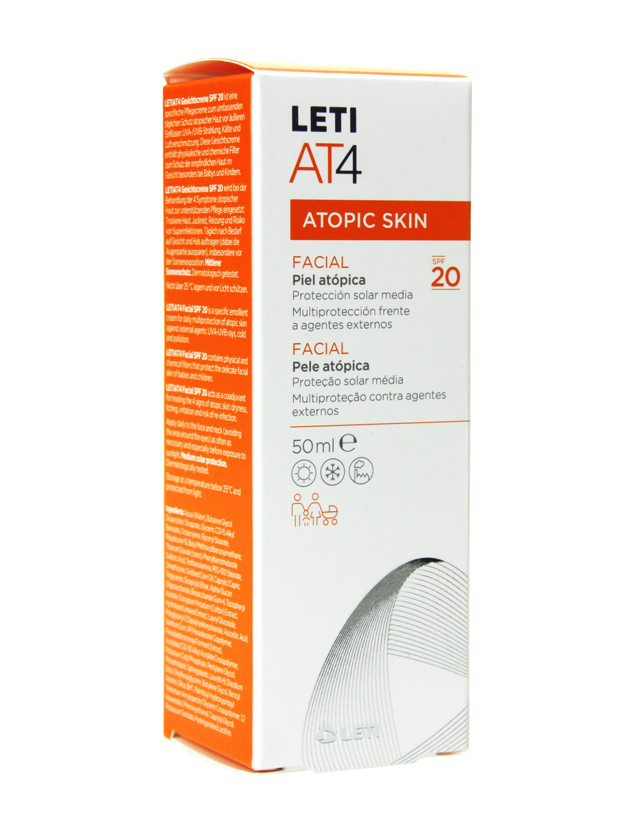 Leti At-4 Facial Spf 20 50 ml