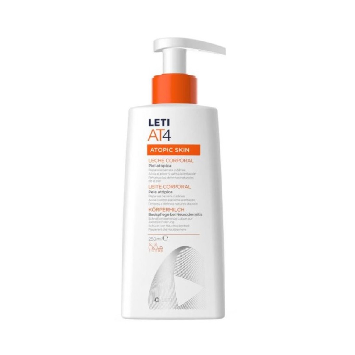 Letifem AT-4 leche corporal emoliente 250 ml
