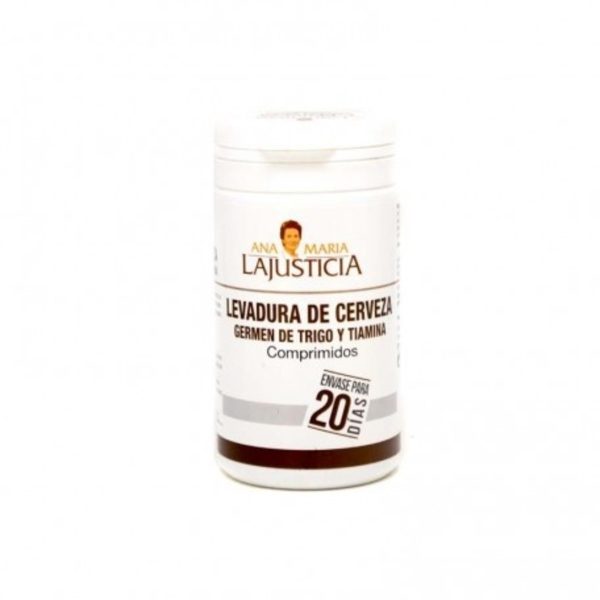 Levure de Bière avec Germe de Blé et Thiamine (B1) 80 Comprimés Ana Maria Lajusticia