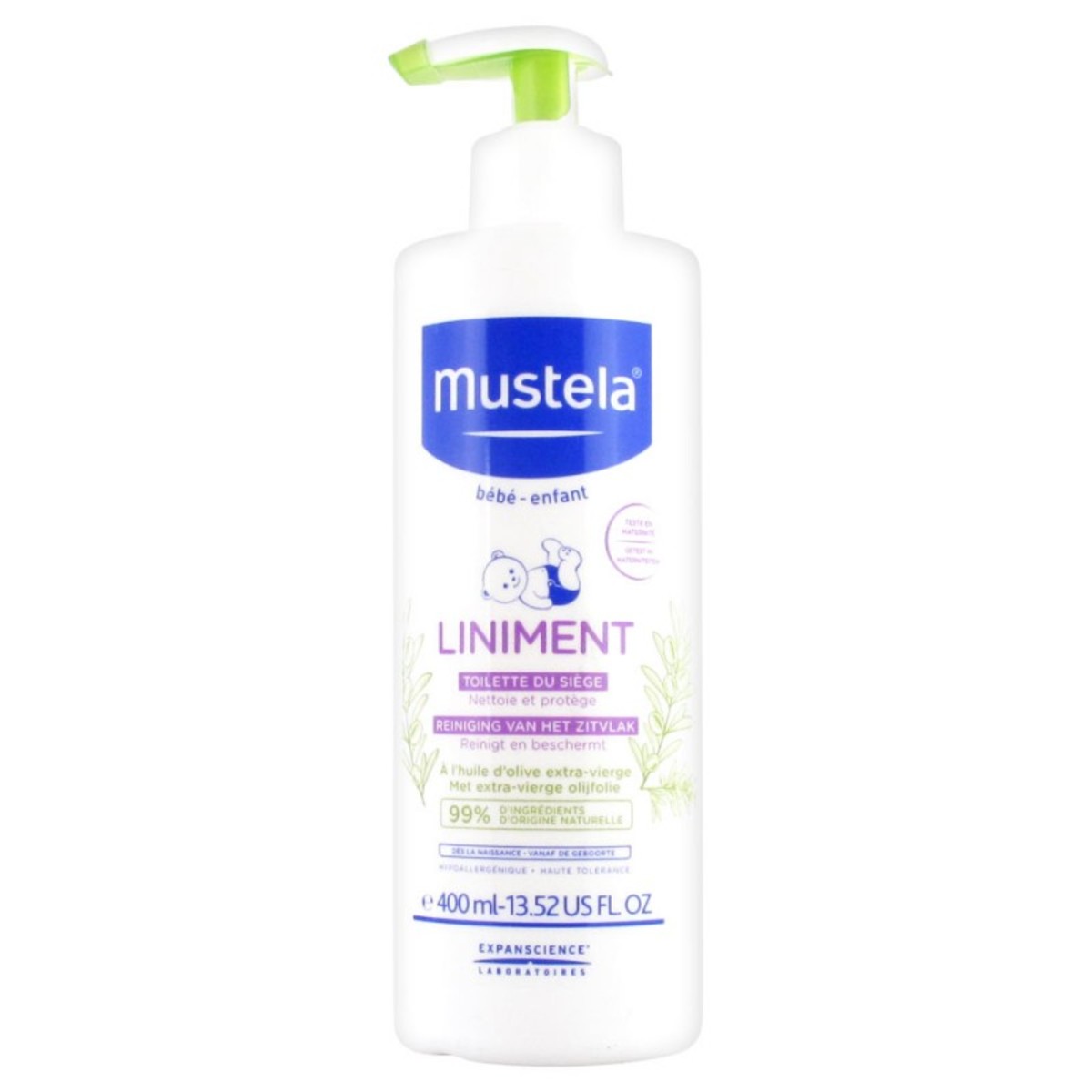 Linimento Mustela Bebé – 400ml